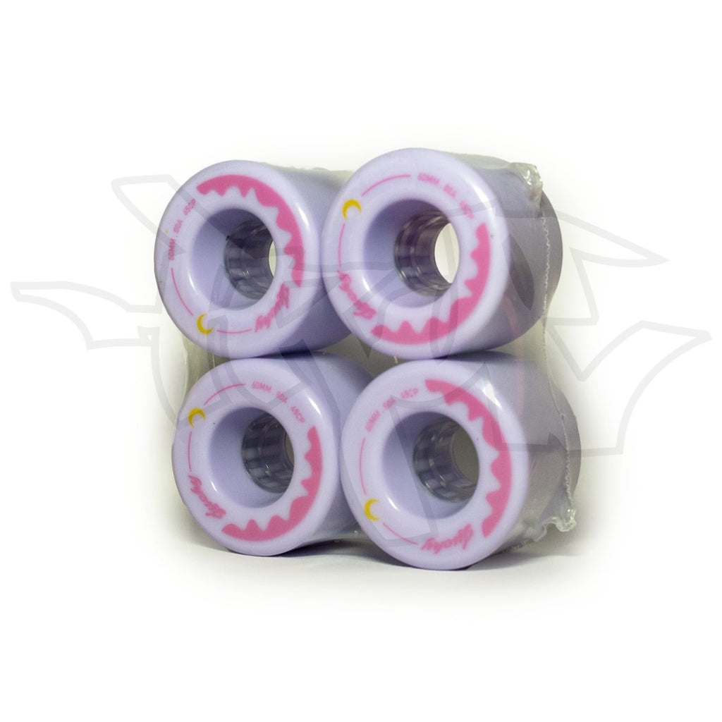 Lucky Wheels - Purple Moon Cakes - 60mm / 80a (Set of 4 Wheels)____True Supplies