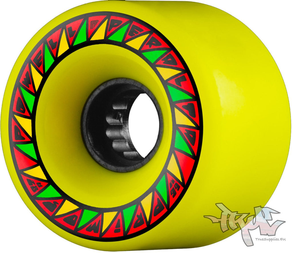Powell Peralta Primo Skateboard Wheels 66mm 82A_Yellow___True Supplies