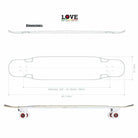 1LOVE - TAPETE 44" LEMON BLACK____True Supplies