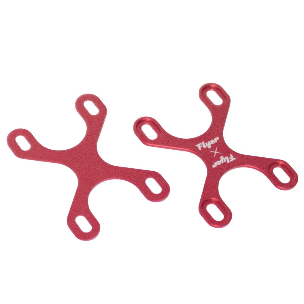 Flyer X Mounting Plates_Red (set of 2)___True Supplies