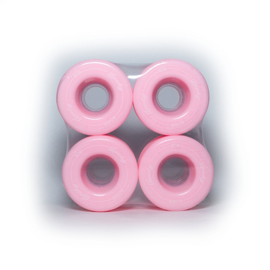 Lucky Wheels - Pink Moon Cakes - 60mm / 80a (Set of 4 Wheels)____True Supplies