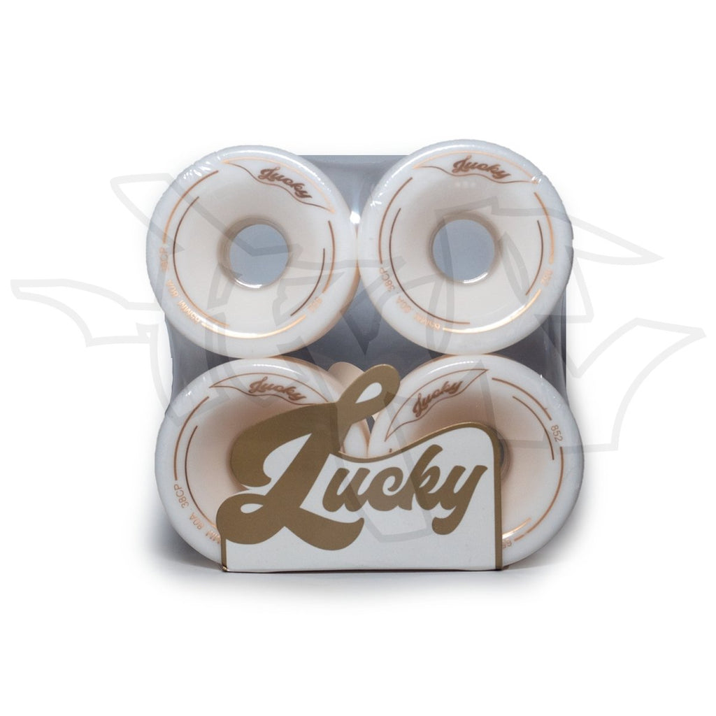 Lucky Wheels - Sixty Five - White - 65mm / 80a (Set of 4 Wheels)____True Supplies