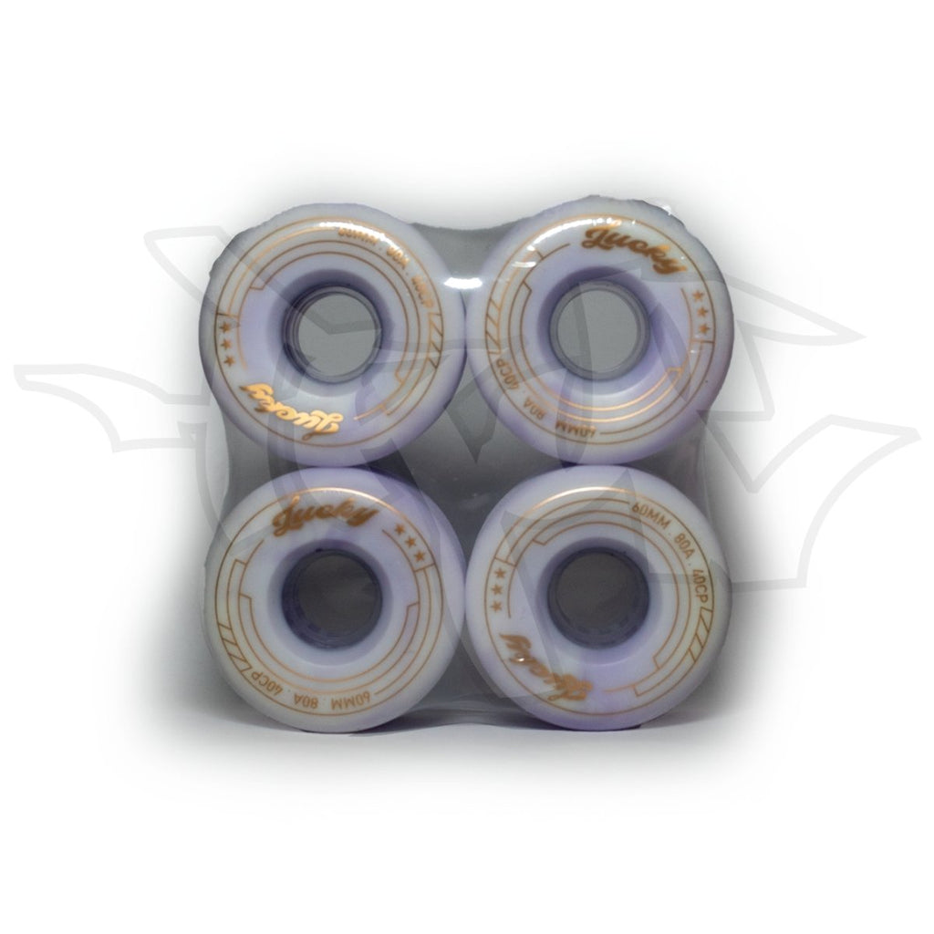 Lucky Wheels - Sky Sixties - 60mm / 80a (Set of 4 Wheels)_Sky Lavender___True Supplies