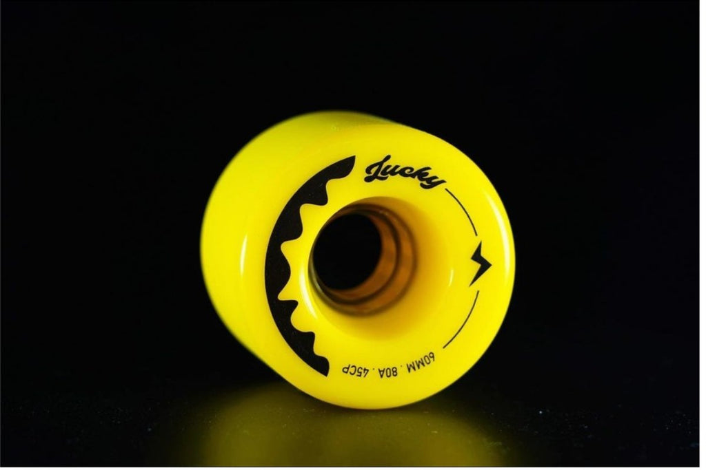 Lucky Wheels - Yellow Moon Cakes - 60mm / 80a (Set of 4 Wheels)____True Supplies