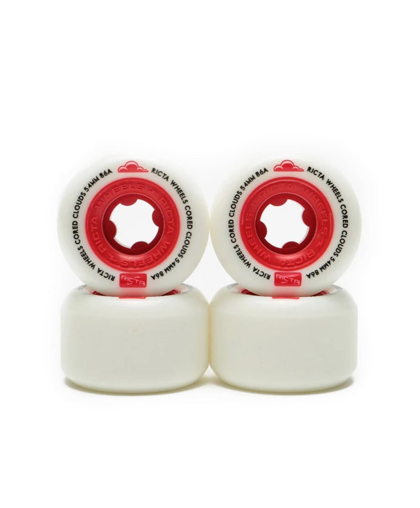 Ricta Cored Clouds Wheels - 54mm - Red 86A____True Supplies