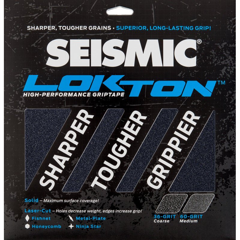 Seismic Lokton 36-grit Griptape sheets (3 pack)_Solid___True Supplies