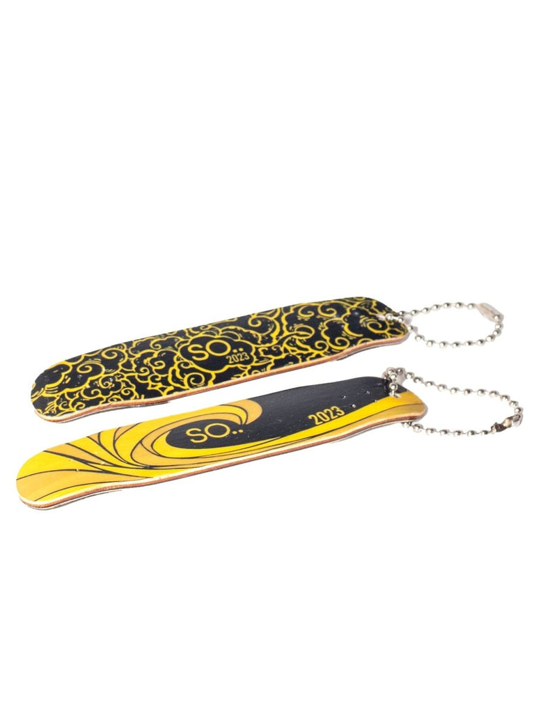 So.. 2023 Mini Longboard Key-Chain_Clouds___True Supplies